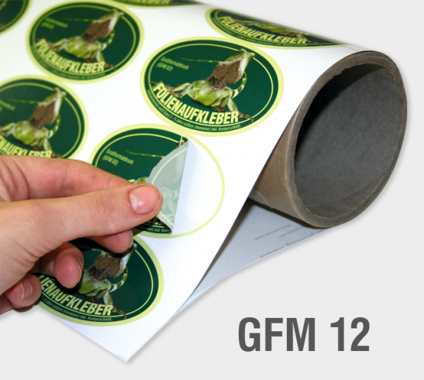 GFM 12 - Selbstklebefolie 80 µm, transluzent (polymer)